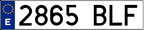 Truck License Plate